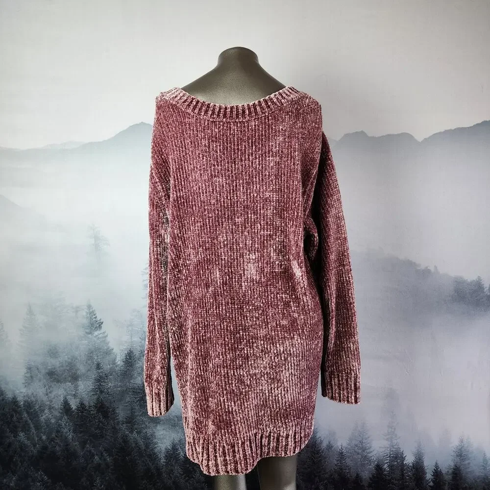 Orvis V-Neck Chenille Knit Sweater | Women's XXL